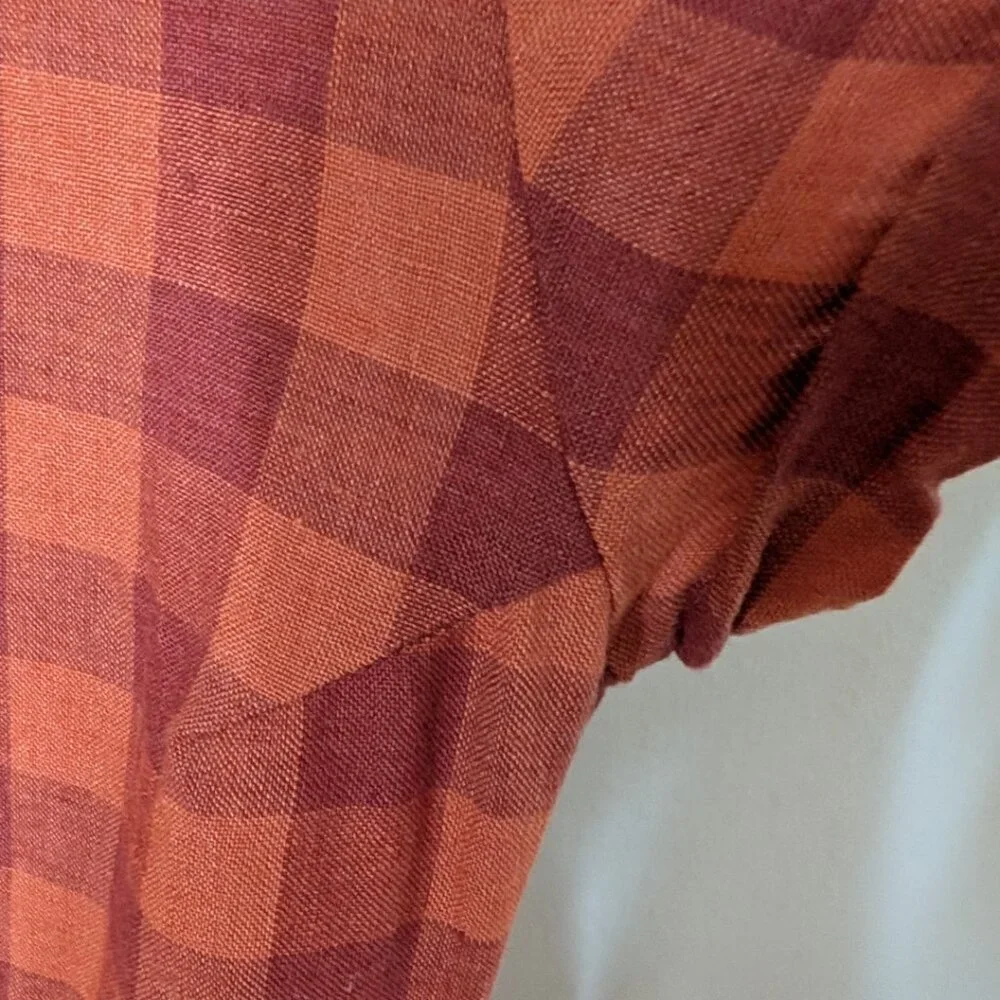 Pyne & Smith no. 30 in Marmalade Check, size XS - Picture 5 of 8